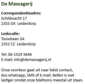 Contact gegevens